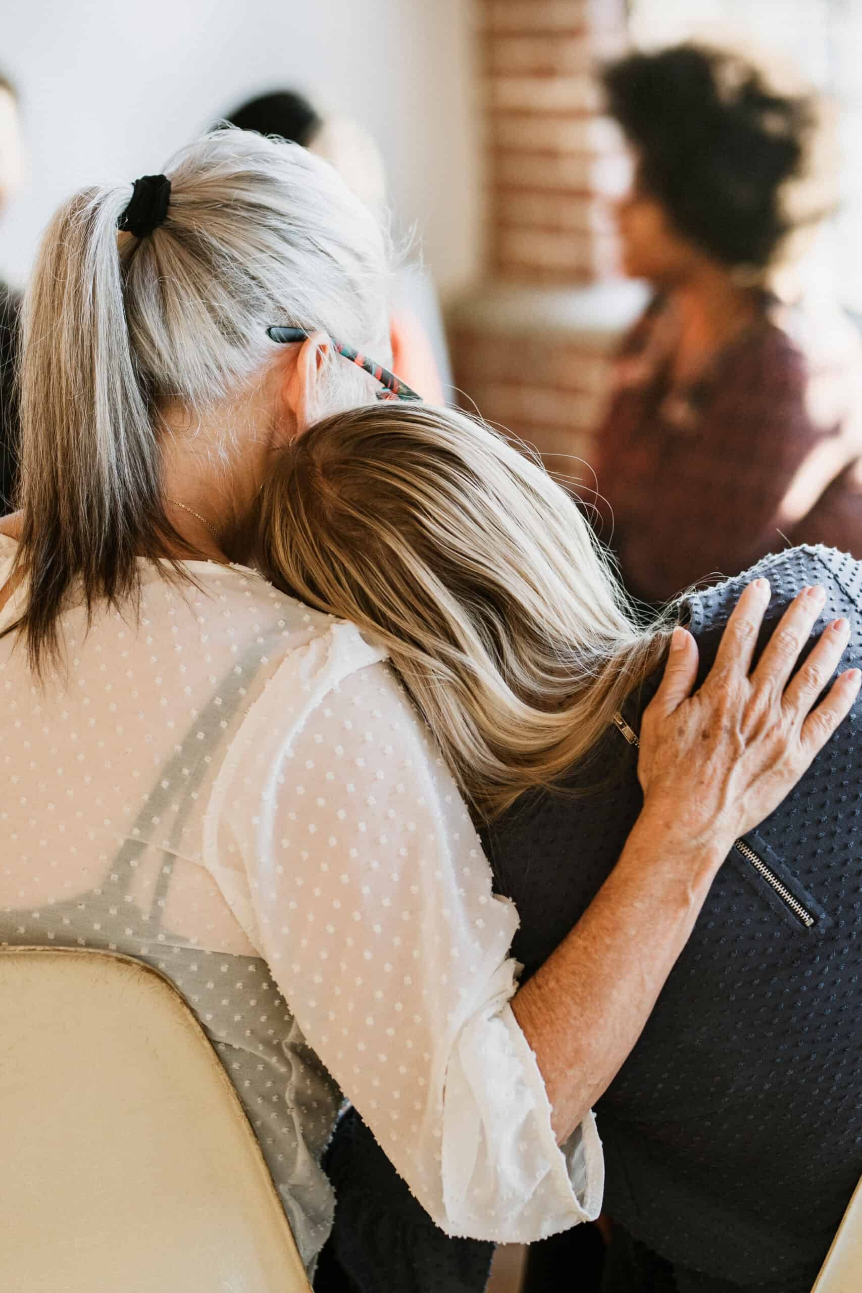 Woman leaning on each other at Full of Life Recovery's addiction treatment facility in New Jersey