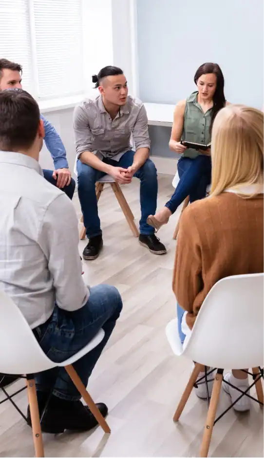 group therapy at a marlton addiction treatment program